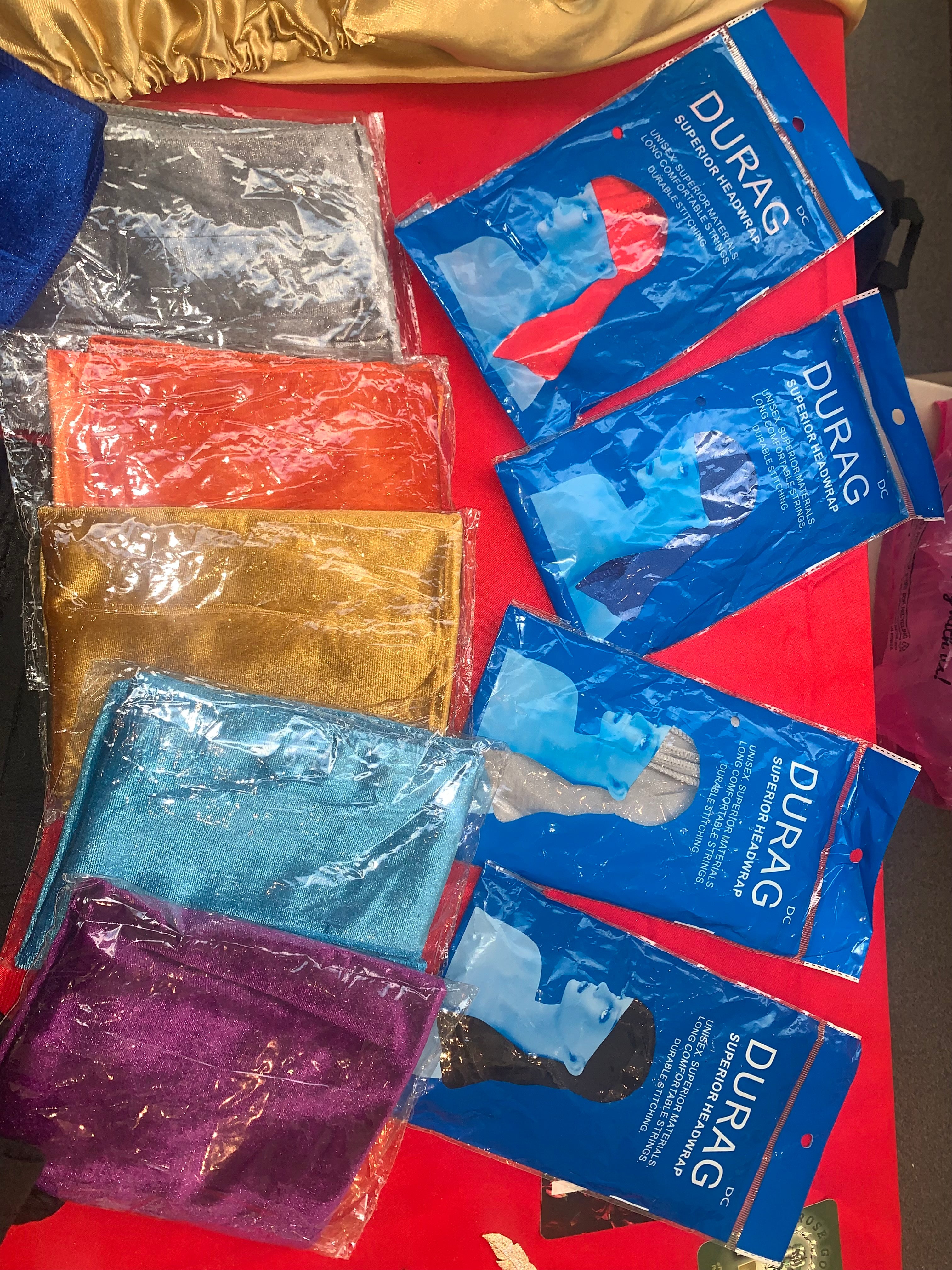 Satin Durag / Velvet durag ( colors vary )